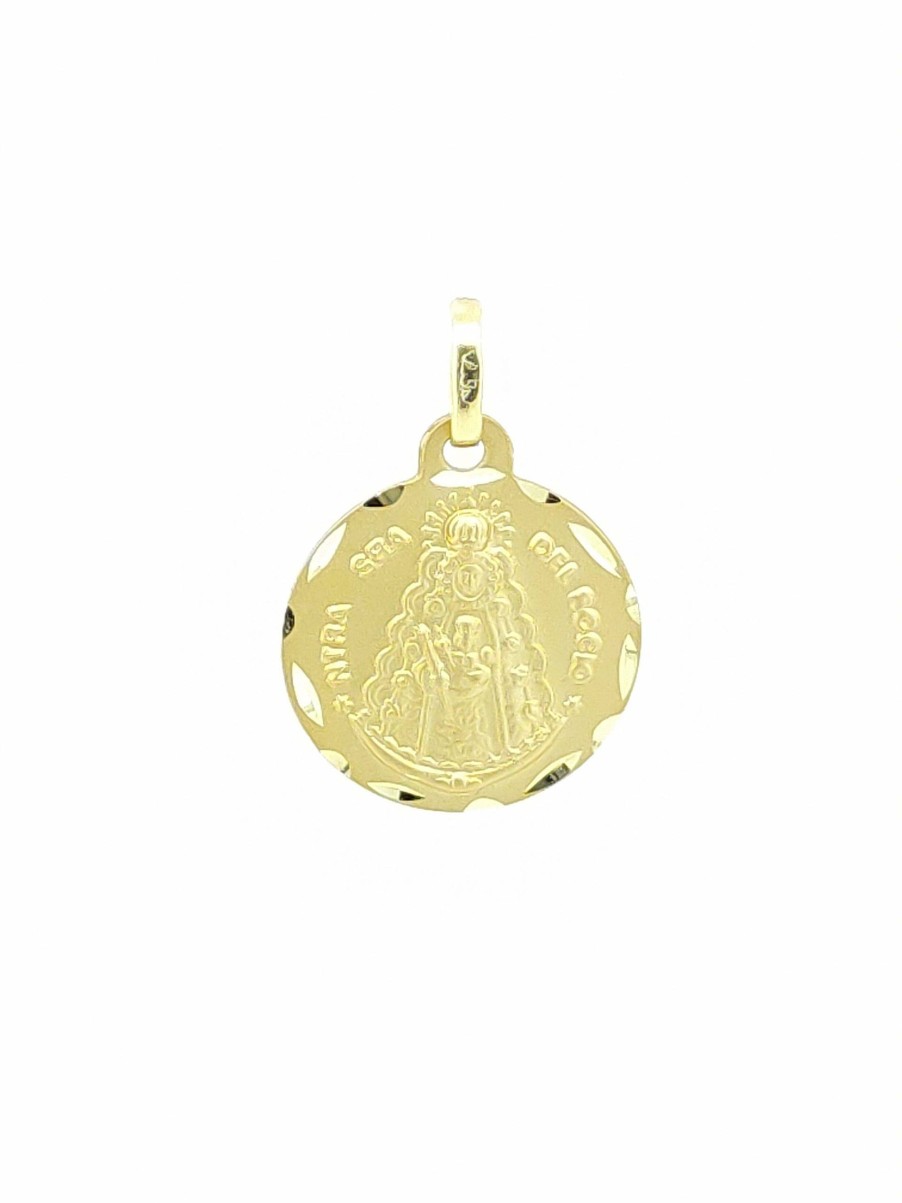 Medallas Montoro | Medalla Oro 18K Virgen Del Roc O 16Mm