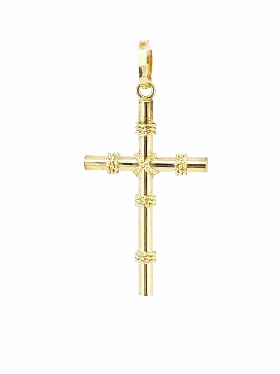 Cruces Montoro | Cruz Oro 18K Tubo 23 15 Mm